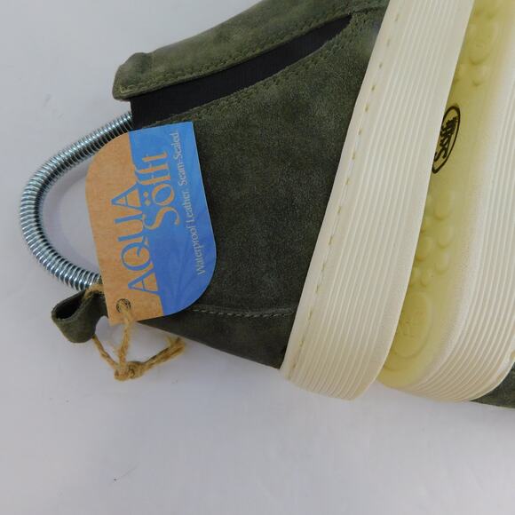 Sofft Women's Army Green Suede Britton Chelsea Waterproof Leather Size 6 New - Picture 6 of 11